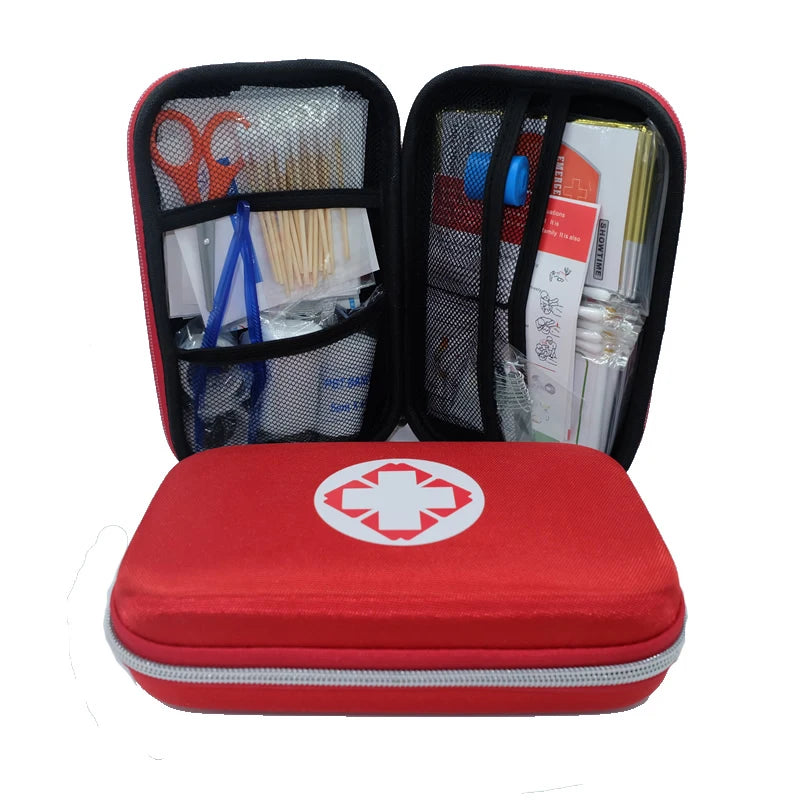 First Aid Kit Survival Eva Bag Hospital Woundplast injury Outdoor Camping Travelling Medical Emergency  Treatment 44Pcs Portabl